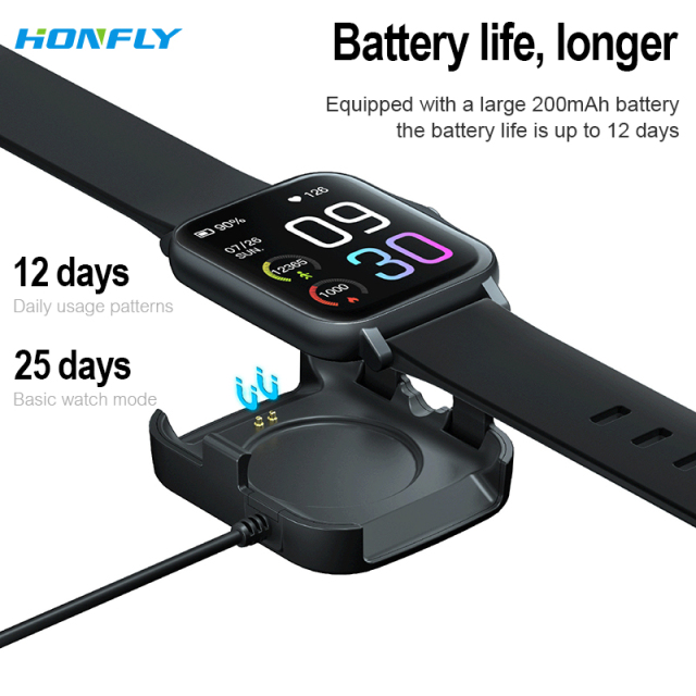 Honfly Gts2 Watch Women's Watch Gold Bluetooth Call Heart Rate Blood Oxygen Pressure Temperature Breathing Training Sleep Monitoring Reminder Health Sports Monitoring Men's Smart Watch