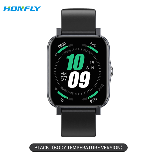 Honfly S80 Pro ultra-thin IP68 waterproof smart watch, healthy body temperature, sleep, cross-border new product, sports square screen smart watch