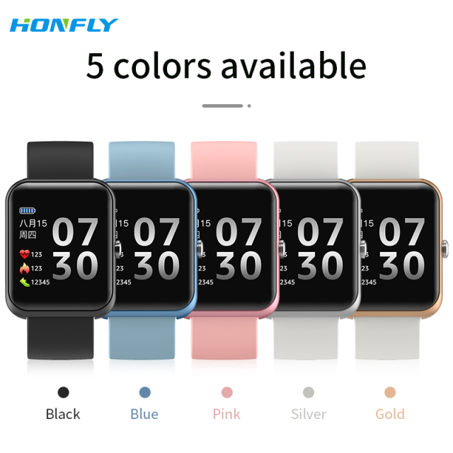 Honfly S20 girls smart bracelet reminds to take pictures, step counting, heart rate, sleep monitoring, Bluetooth sports men's smart watch