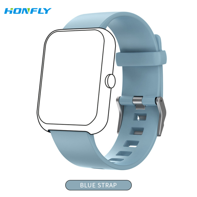 Honfly S20 watch strap bracelet watch waterproof, wear-resistant, dirt-resistant, soft Morandi fashion silicone strap