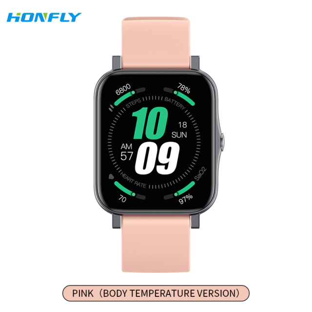 Honfly S80 Pro ultra-thin IP68 waterproof smart watch, healthy body temperature, sleep, cross-border new product, sports square screen smart watch