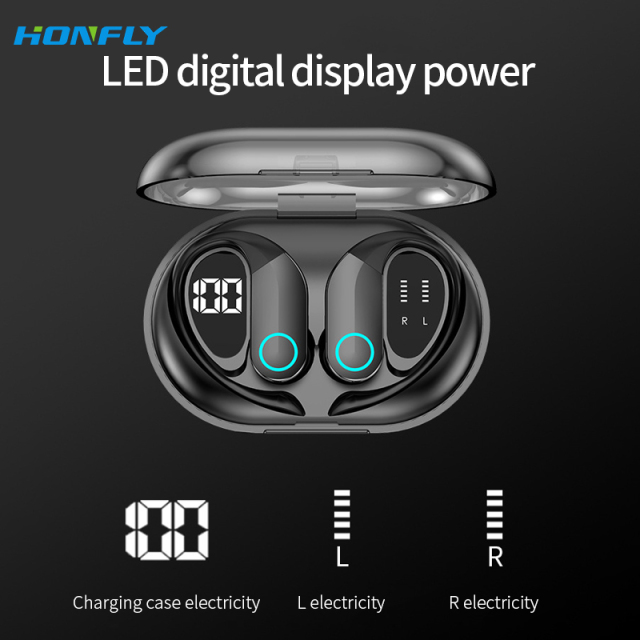 Honfly Wholesale G37 Sports Bluetooth headset Over-Ear Waterproof Headphones Battery Display