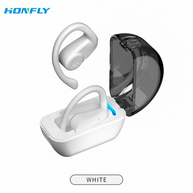 Honfly New noise-cancelling S8 Bluetooth headset, ultra-long battery life, over-the-ear running waterproof sports Bluetooth headset