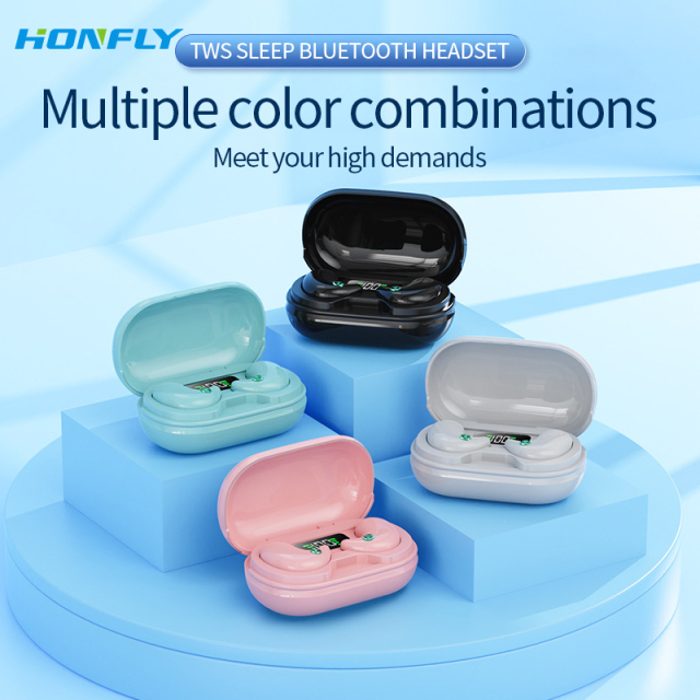 Honfly New M16 Sleep Headphones Intelligent Noise Reduction Invisible On-Ear Mini Compact Wireless Bluetooth headset Wholesale