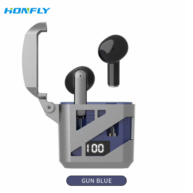 Honfly New mecha style GT02 in-ear Bluetooth headset wireless noise reduction hifi headset super long battery life bluetooth headset