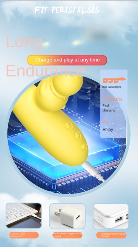 Electric massage vibrator automatic frequency conversion