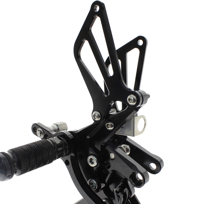 FXCNC Rearset Foot Pegs--For GSXR750 GSXR600 1996-2005,GSXR1000 2000-2004,SV650 SV650S SV1000 SV1000S 1998-2014  Footrests Fully Adjustable Foot Boards