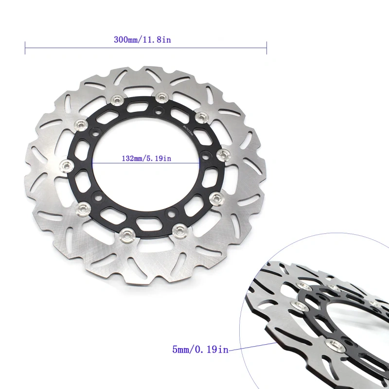 For Yamaha YZF R15 YZF-R15 2013-2021 2020 2019 2018 2017 2016 2015 CNC Floating Front Brake Disc Rotor Motorcycle Accessories