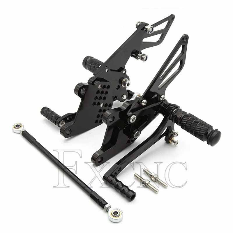 For KAWASAKI Ninja ZX10R ZX-10R ZX 10 R 2006 2007 2008 2009 2010 CNC Adjustable Motorcycle Rearset Footrest Rear Set Footpeg