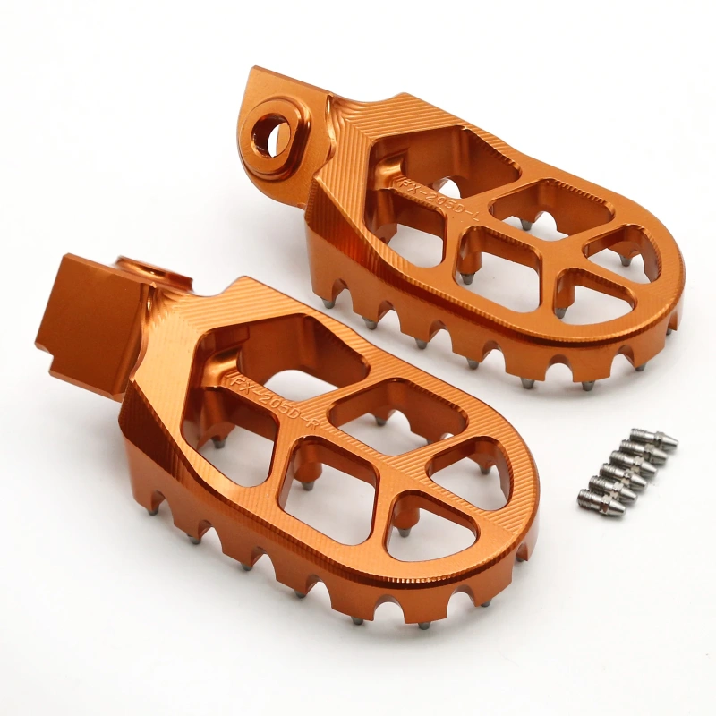 Motorcycle Aluminum Foot Pegs Pedals Rest Footpegs For SX SXF EXC EXCF XC XCF XCW XCFW SMC 65 85 125 150 200 250 350 450 530