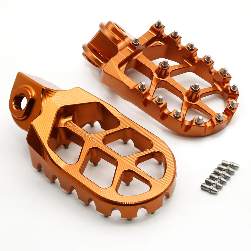 Motorcycle Aluminum Foot Pegs Pedals Rest Footpegs For SX SXF EXC EXCF XC XCF XCW XCFW SMC 65 85 125 150 200 250 350 450 530