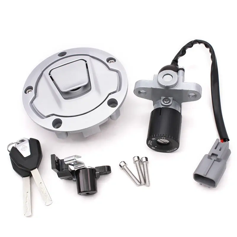 Motorcycle Ignition Switch Fuel Gas Cap Lock Key Set For CFMOTO CF MOTO 450SR CF450SR Accessories