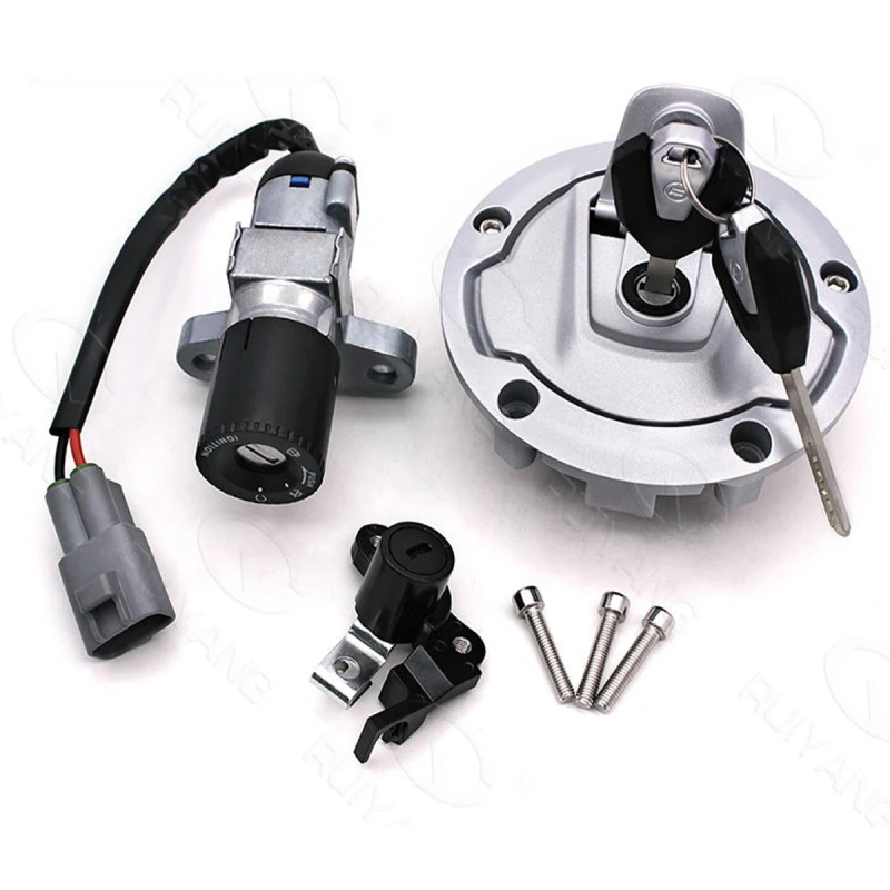 Motorcycle Ignition Switch Fuel Gas Cap Lock Key Set For CFMOTO CF MOTO 450SR CF450SR Accessories