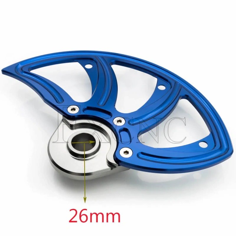 CNC Aluminum Motorcycle Front Rear Brake Disc Guard Protector Cover For HusqvarnaTE FE FC TC 125 200 250 300 350 400 450 501