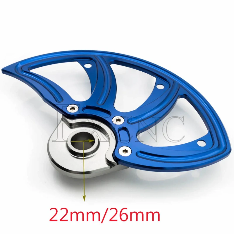 CNC Aluminum Motorcycle Front Rear Brake Disc Guard Protector Cover For HusqvarnaTE FE FC TC 125 200 250 300 350 400 450 501