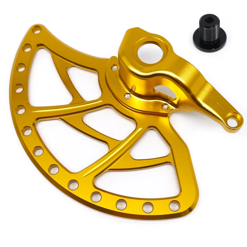 CNC Aluminum Front Brake Disc Guard Cover For Surron Sur-ron Ultra Bee Accessories Black Gold Gray