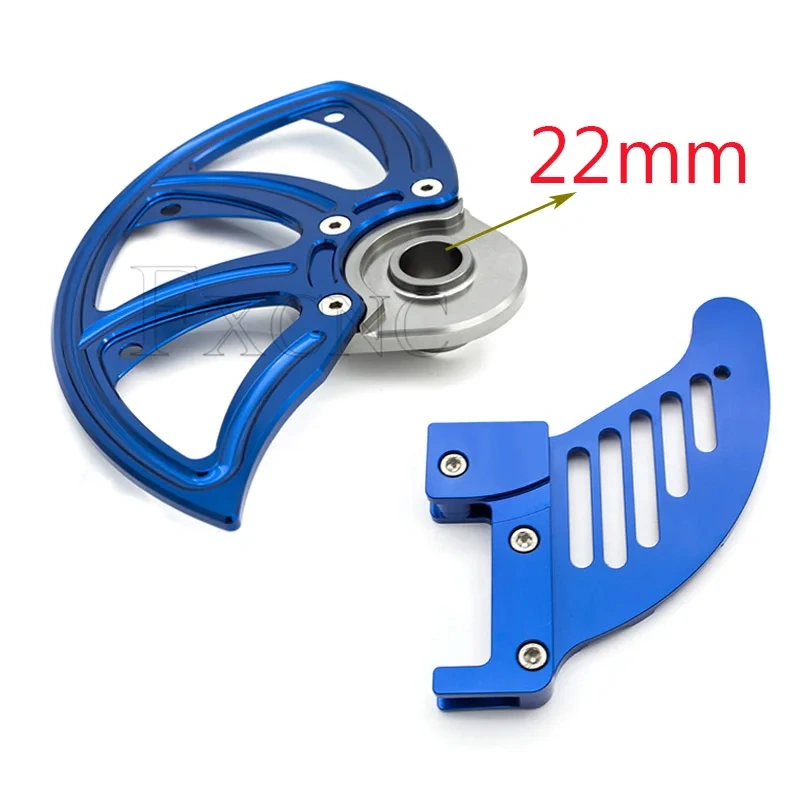 CNC Aluminum Motorcycle Front Rear Brake Disc Guard Protector Cover For HusqvarnaTE FE FC TC 125 200 250 300 350 400 450 501