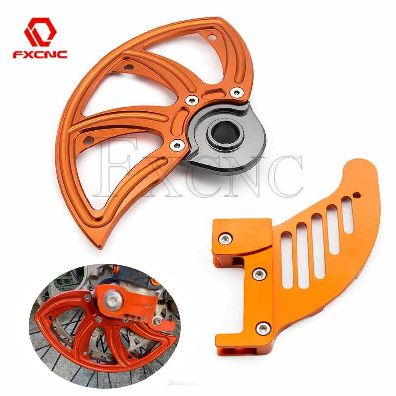 Wholesale For SX SXF EXC EXCF XC XCF XCW XCFW 125 150 200 250 300 350 400 450 525 530 CNC Front Rear Brake Disc Guard Protector