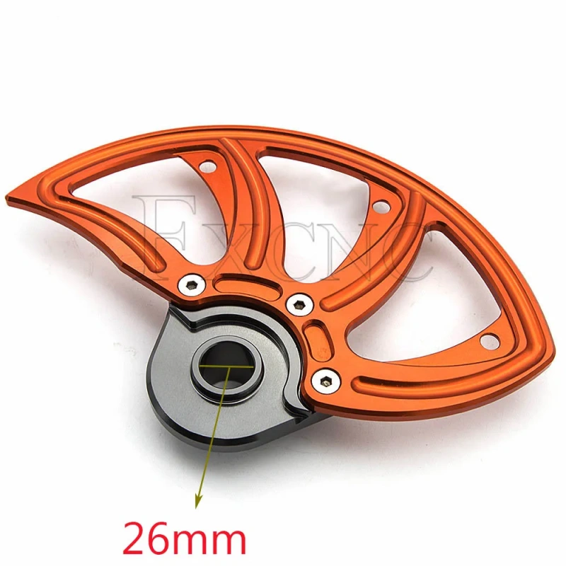 CNC Aluminum Motorcycle Front Rear Brake Disc Guard Protector Cover For HusqvarnaTE FE FC TC 125 200 250 300 350 400 450 501