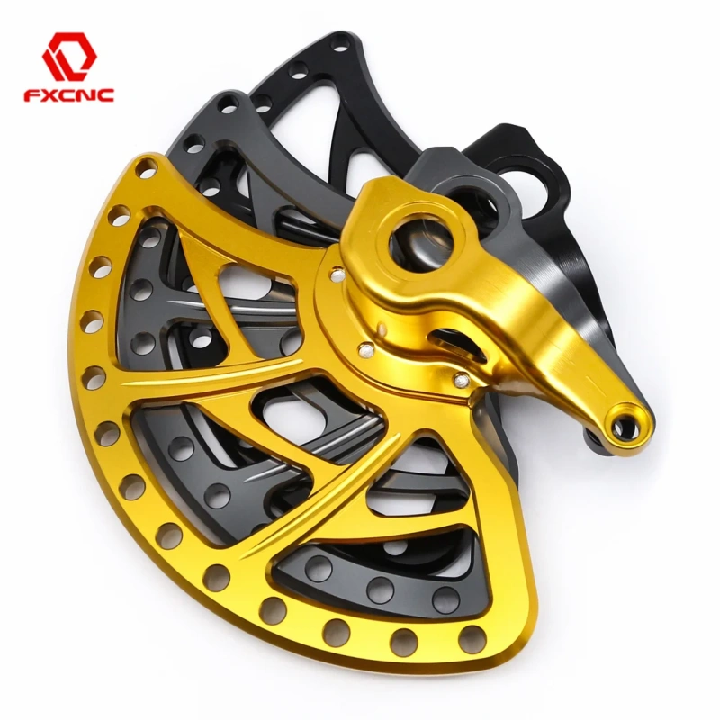 For Surron Sur-ron Ultra Bee CNC Aluminum Front Brake Disc Guard Cover Black Gold Gray