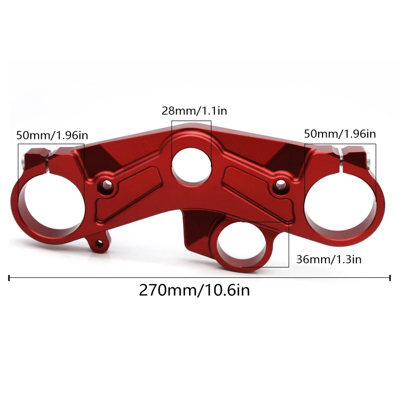 For Yamaha YZF R6 YZF-R6 YZFR6 2008 2009 2010 2011 2012 2013 2014-2016 Aluminum Front Fork Lowering Triple Tree Upper Top Clamp