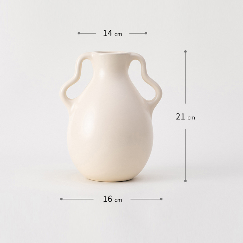 Greek Ceramic Jug Vases with Two Handles