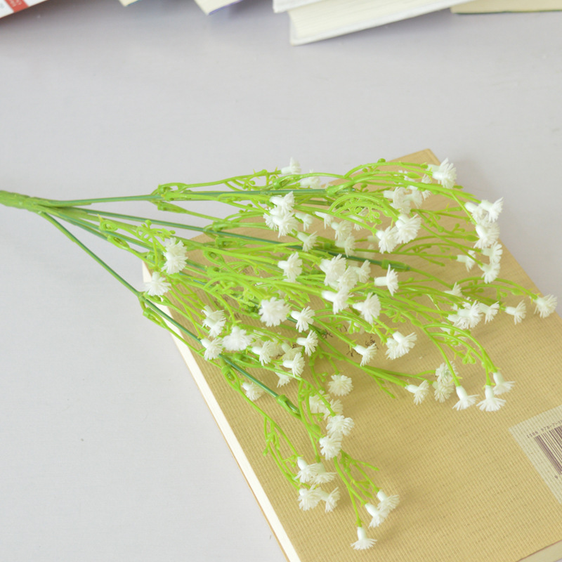 10pcs Babys Breath Artificial Flowers Real Touch Fake Flowers Bouquet for Wedding Home Decor