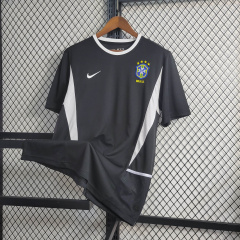 Retro 2002 Brazil Black Goalkeeper Size S-XXL