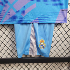 Real Madrid goalkeeper 24/25 kids football team shirt