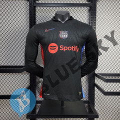 Barcelona away 24/25 Player long sleeve football team shirt