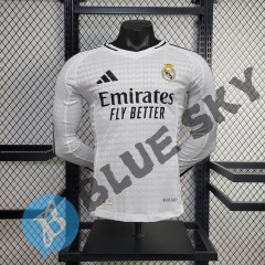 Real Madrid home 24/25 long sleeve player football team shirt