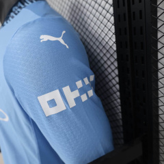 Manchester City home 24/25 long sleeve player football team shirt
