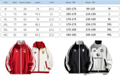 Manchester United windbreaker jacket Football team shirt Jersey Sports shirt