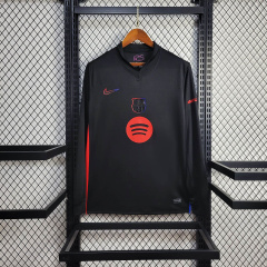 Barcelona Away Long sleeve 24/25 Football team shirt Jersey Sports shirt