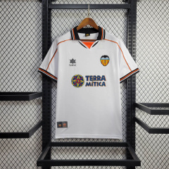 Retro Valencia Home 99/00 Football team shirt Jersey Sports shirt