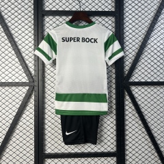 KIDS Sporting Lisbon Home 25/26 new season Football Jersey Sports shirt