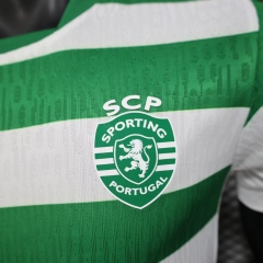 Player Sporting Lisbon Home 2025/2026 New Season Football Jersey Sports Shirt