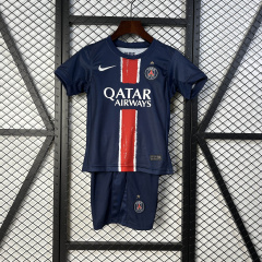 KIDS Paris Saint-Germain Home 2025 Champion Season Football Jersey Sports Shirt