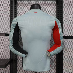 Player AC Milan Away Long Sleeve 2025/2026 Season Football Jersey Sports Shirt