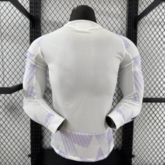Player Manchester United Away Long Sleeve 2025/2026 New Season Football Jersey Sports Shirt