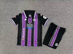 kids Real Valladolid Away 2025/2026 New Season Football Jersey Sports Shirt