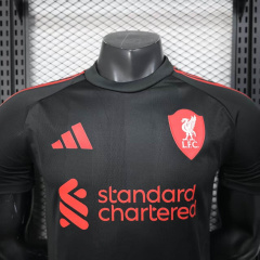 Player Liverpool Black 2025/2026 New Season Football Jersey Sports Shirt