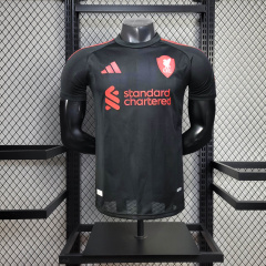 Player Liverpool Black 2025/2026 New Season Football Jersey Sports Shirt