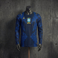 Player Brazil Away FIFA World Cup 2026 Long-sleeved Jersey