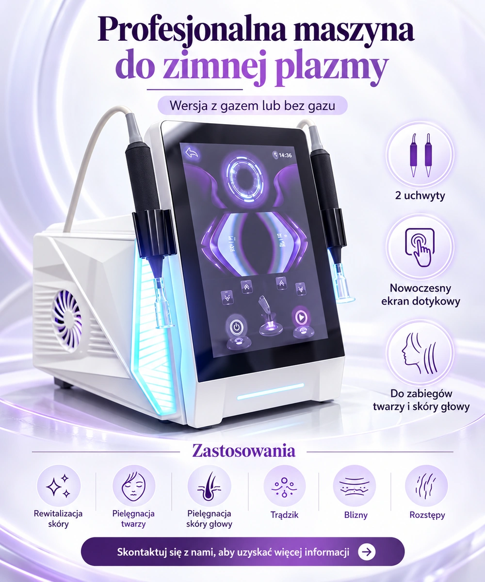 Profesjonalne urządzenie do zimnej plazmy Emmalaser z trybem bez zewnętrznej butli argonu