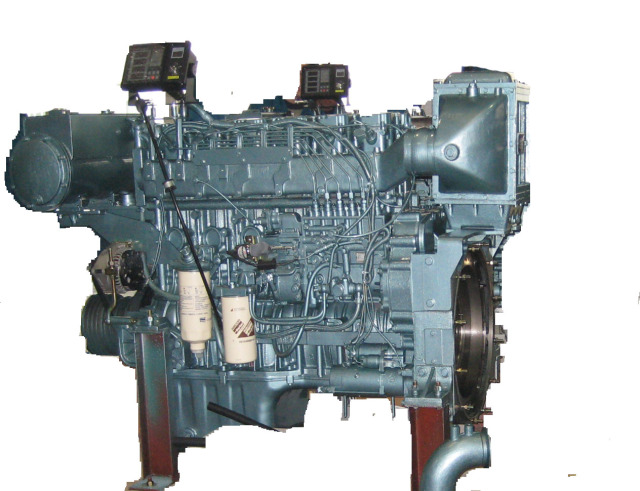 D1242 three years quality warranty 6 cylinder series marine engine sinotruk 300hp