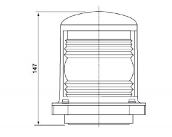 CXH4-3 marine signal lights single deck stern light