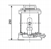 CXH2-1D marine signal lights single deck port light