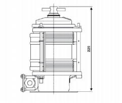 CXH1-2C marine signal lights single deck starboard light