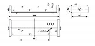 TY06-1 6w E27 easy installation marine fluorescent light